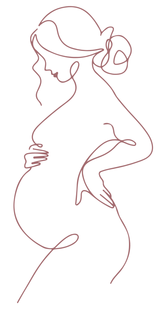 Femme enceinte stylisée - Pourquoi faire un soin Rebozo ?